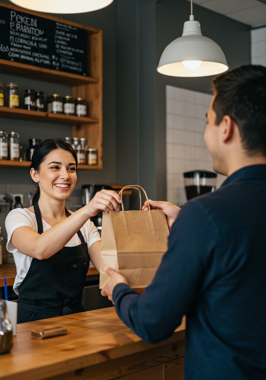 Collecting a Mealdrop order